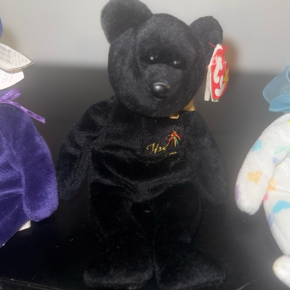 Ty Black Plush Bear